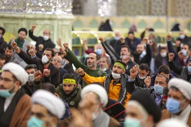 مراسم گرامیداشت سالروز حماسه 9 دی در حرم مطهر رضوی