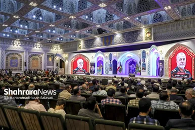 گزارش تصویری | بزرگداشت سپهبد شهید محمد پاکپور در حرم مطهر رضوی