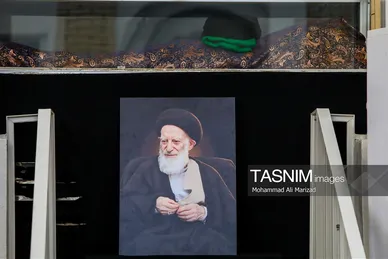 گزارش تصویری | مراسم وداع با پیکر آیت‌الله شبیری زنجانی
