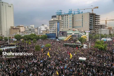 مشهد در ماتم رئیس جمهور شهید (۲)