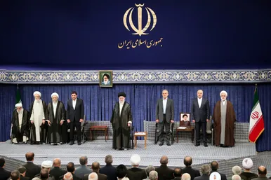 عکس‌هایی از مراسم تنفیذ مسعود پزشکیان (۷ مرداد ۱۴۰۳)