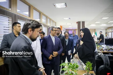 بازدید استاندار خراسان رضوی از موسسه فرهنگی شهرآرا