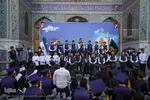 جشن فارغ‌التحصیلی دانشجویان پزشکی در حرم رضوی