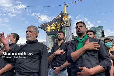 عزاداری روز شهادت امام رضا علیه اسلام در مشهد