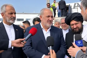 وزیر نیرو جمهوری اسلامی ایران برای بررسی همکاری&zwnj;های برقی و آبی وارد کابل شد