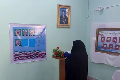 حضور پرشور زنان ایرانی ساکن افغانستان در پای صندوق‌های رأی