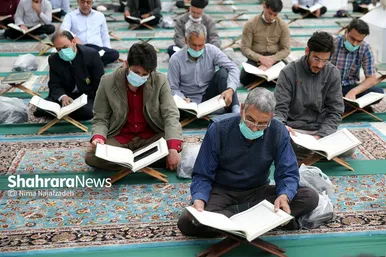 ترتیل خوانی قرآن کریم در مسجد گوهرشاد حرم مطهر رضوی