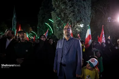 گزارش تصویری | آیین رونمایی از یادمان شهدای گمنام بوستان ملت