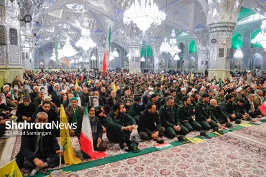 برگزاری آیین گرامیداشت سالروز نهم دی در حرم مطهر امام‌رضا(ع)