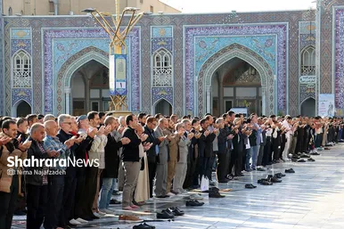نماز عید سعید فطر در حرم مطهر رضوی