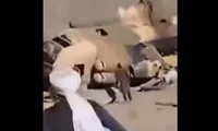 ویدئو | لحظه سقوط هلی‌کوپتر وزیر معادن طالبان