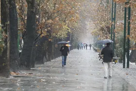 پیش بینی بارش باران در ۱۴ استان (۲۸ آذر ۱۴۰۰)