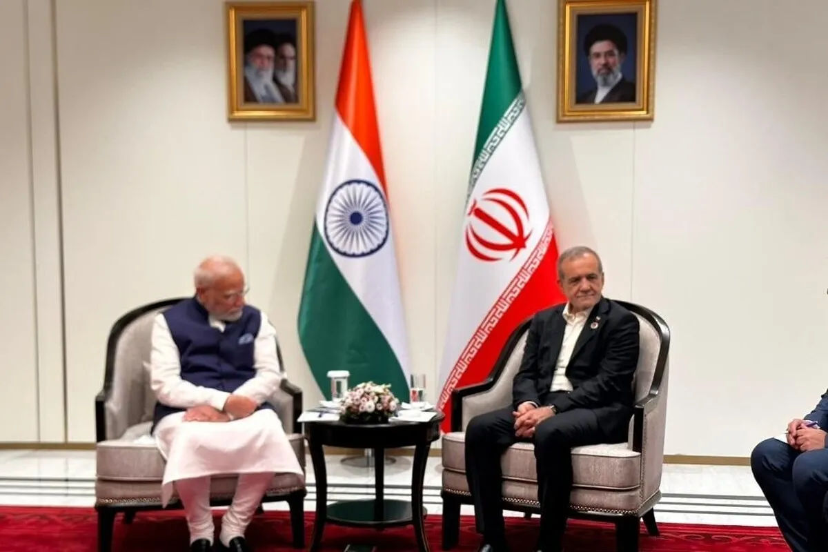 مودی و پزشکیان دیدار کردند