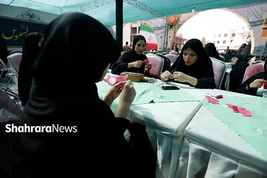 گزارش تصویری | موکب های خدمت رسان به زائران در روزهای پایان ماه صفر در عرصه میدان شهدا مشهد
