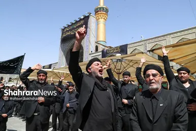 عزاداری روز ۲۸ صفر در حرم مطهر رضوی
