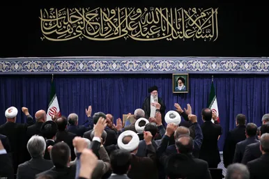 عکس‌هایی از دیدار مسئولان قوه قضائیه با رهبر معظم انقلاب (۲۵ تیر ۱۴۰۴)