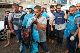 شهادت یک خبرنگار دیگر در حملات صهیونیست&zwnj;ها به غزه + عکس