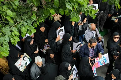 استقبال و تشییع پیکر رئیس‌جمهور و شهدای خدمت در مشهد - 4
