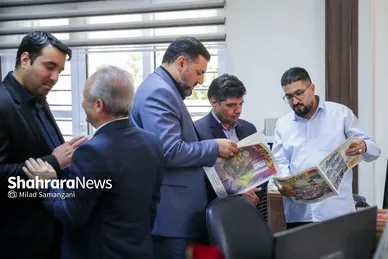 گزارش تصویری | بازدید مدیران استانی و شهری از روزنامه شهرآرا به مناسبت روز خبرنگار