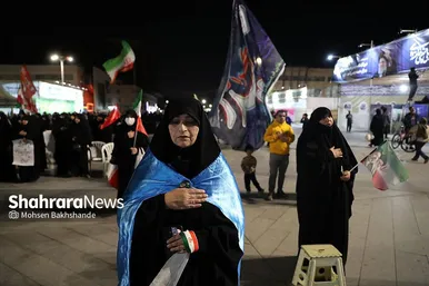 گزارش تصویری | هشتادوپنجمین شب حضور مردم مشهد در خیابان