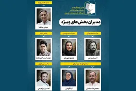معرفی مدیران بخش ویژه جشنواره تئاتر خراسان رضوی (رضوان)