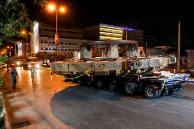 عملیات انتقال دستگاه TBM حفاری قطار شهری