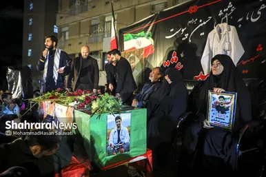 گزارش تصویری | وداع با پیکر مطهر پرستار شهید «حسین عشقی» در مشهد