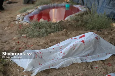 عکس‌هایی از نمایشگاه «عرفات تا فرات» در محله گلشهر مشهد