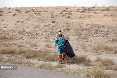 پاکسازی ٧ محور ورودی مشهد مقدس در دهه آخر صفر