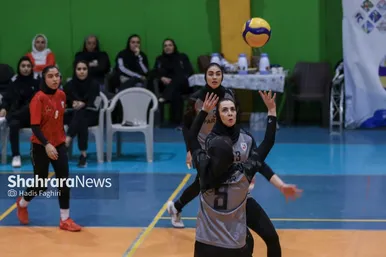 گزارش تصویری | مسابقه نهایی والیبال بانوان چهارمین جشنواره ورزشی رمضان