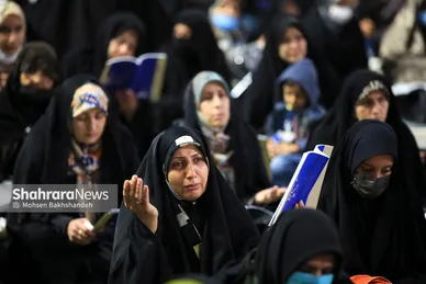 مراسم احیای شب ۱۹ ماه رمضان در حرم مطهر رضوی