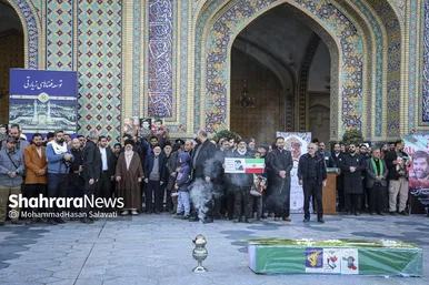 گزارش تصویری | مراسم تشییع پیکر مطهر شهید مدافع امنیت «مهدی ظریف» در مشهد ۲