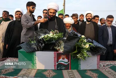 گزارش تصویری | مراسم تشییع پیکر شهدای حمله جنایتکارانه آمریکا به یک مراسم عروسی در شهرستان سیریک - کوهستک