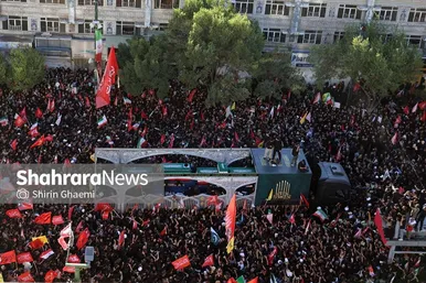 گزارش تصویری | تصاویر هوایی مراسم تشییع پیکر رهبر شهید انقلاب اسلامی