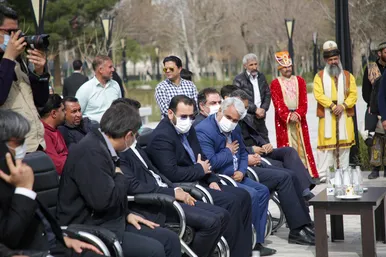 آیین رونمایی از یادمان «گذرسیاوش از آتش»