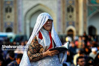 مراسم دعای عرفه در حرم مطهر رضوی