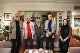 عیادت مسئولان خانه سینما از &laquo;رضا بانکی&raquo; تهیه کننده، فیلمبردار و بازیگر پیشکسوت