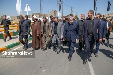 بهره‌برداری از پل دوم و اصلاح هندسی ورودی جاده سرخس به مشهد