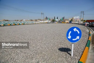 بهره‌برداری از پل دوم و اصلاح هندسی ورودی جاده سرخس به مشهد