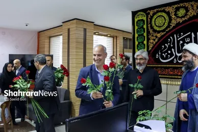 گزارش تصویری | بازدید مدیران استانی و شهری از روزنامه شهرآرا به مناسبت روز خبرنگار - ۲