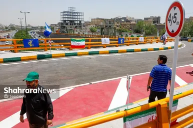 گزارش تصویری | آیین بهره‌برداری از دوربرگردان تقاطع سه‌سطحی شهید فهمیده و ۱۸ پروژه عمرانی، ترافیکی، فرهنگی و ورزشی منطقه دو شهرداری مشهد