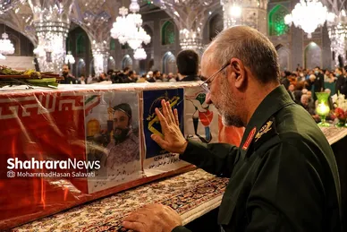 تشییع پیکر شهید مدافع امنیت «حسن براتی» در مشهد