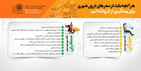 توصیه&zwnj;های مهم کرونایی برای رانندگان و مسافران وسایل حمل و نقل عمومی