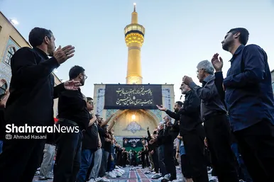 اجتماع عاشورائیان در حرم مطهر رضوی
