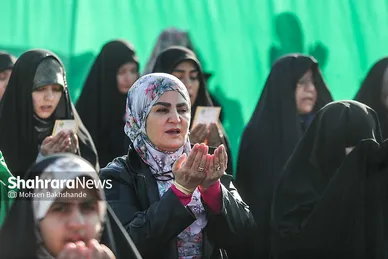 گزارش تصویری | اقامه نماز عید فطر در حرم مطهر امام رضا (ع)