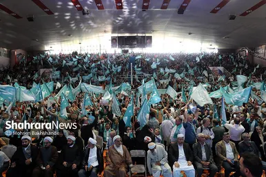 عکس‌هایی از سفر انتخاباتی «مسعود پزشکیان» به مشهد