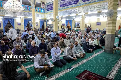 دیدار مردمی فرماندار و مدیران ۱۵ دستگاه اجرایی با اهالی منطقه ۹ مشهد