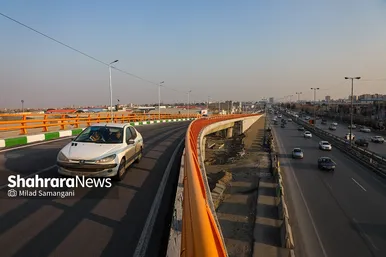 تصاویری از تقاطع غیر هم‌‌سطح پیامبر اعظم (ص) مشهد