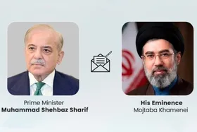 ️پیام تبریک نخست وزیر پاکستان در پی انتخاب آیت الله سید مجتبی خامنه&zwnj;ای