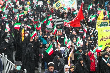 راهپیمایی 22 بهمن در مشهد
